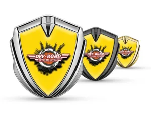 Silicone Emblem Badge Design Focused Stylish